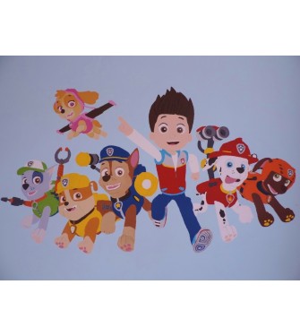 &Scaron;ablona na zeď s dětsk&yacute;m motivem 158