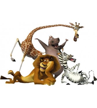 &Scaron;ablona na zeď s dětsk&yacute;m motivem 071