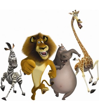 &Scaron;ablona na zeď s dětsk&yacute;m motivem 072