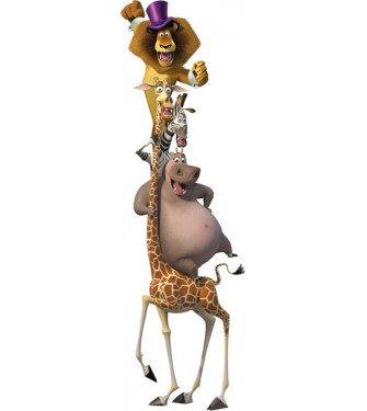 &Scaron;ablona na zeď s dětsk&yacute;m motivem 073